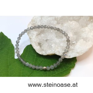 Armband Labradorit facettiert 4mm